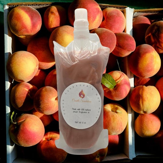 Peach Squeezable Wax Melt 8 oz.