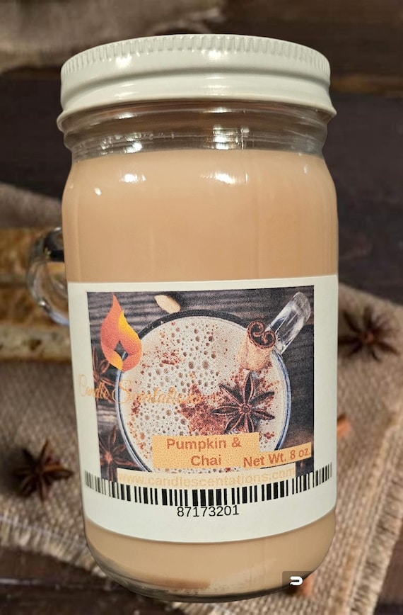 Pumpkin & Chai 8oz. Candle