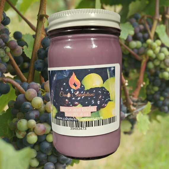 Black and Blush 8oz. Candle