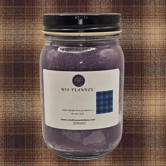His Flannel 16 oz. Candle