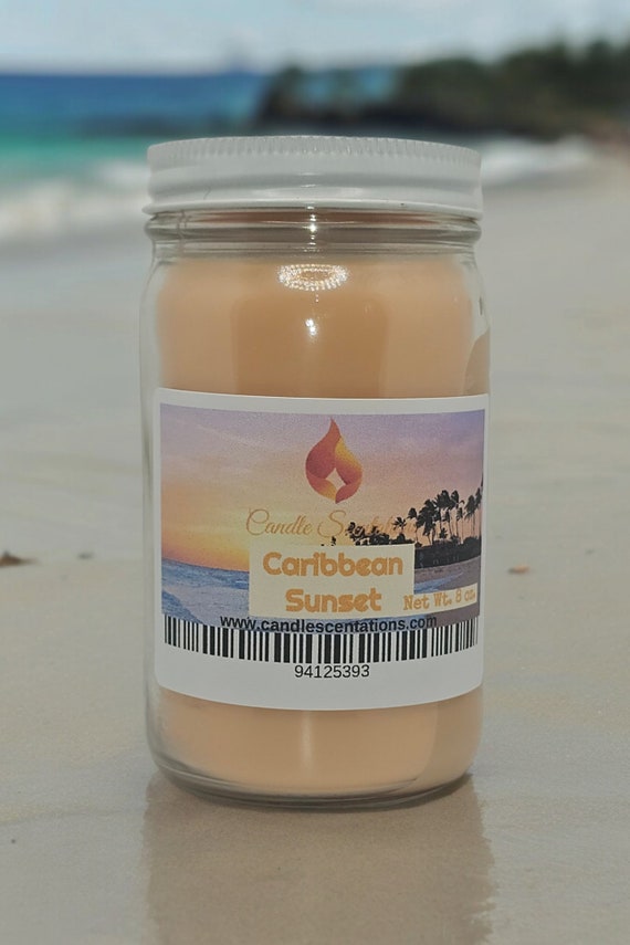 Caribbean Sunset 8 oz. Candle