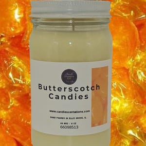 Butterscotch Candies 8oz. Candle