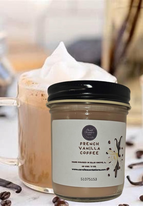 French Vanilla Coffee 8 oz. Candle