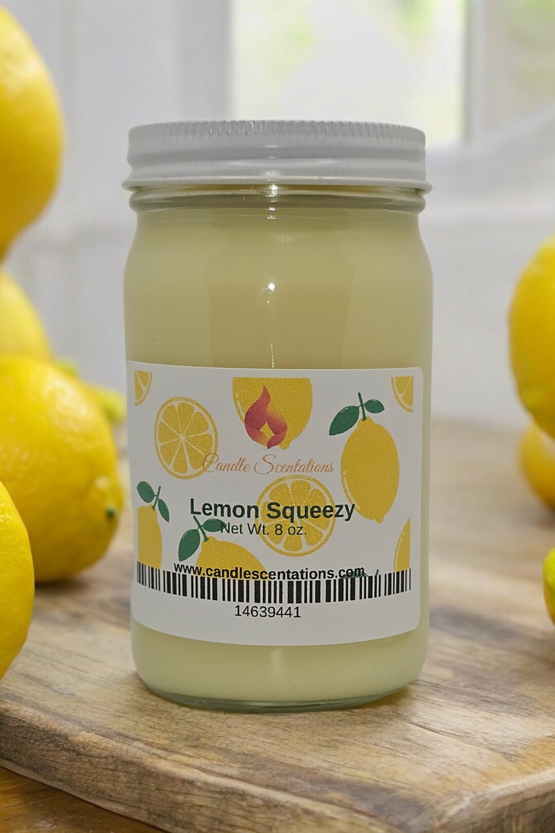 Lemon Squeezy 8 Oz. Candle - Etsy