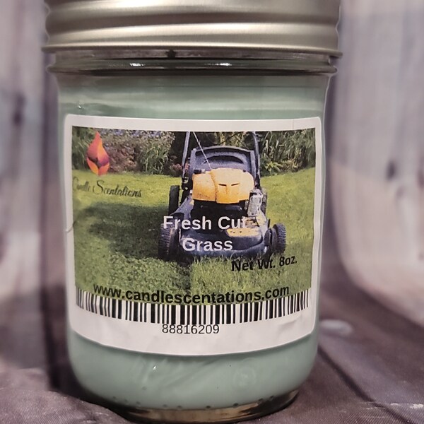 Fresh Cut Grass 8oz. Candle