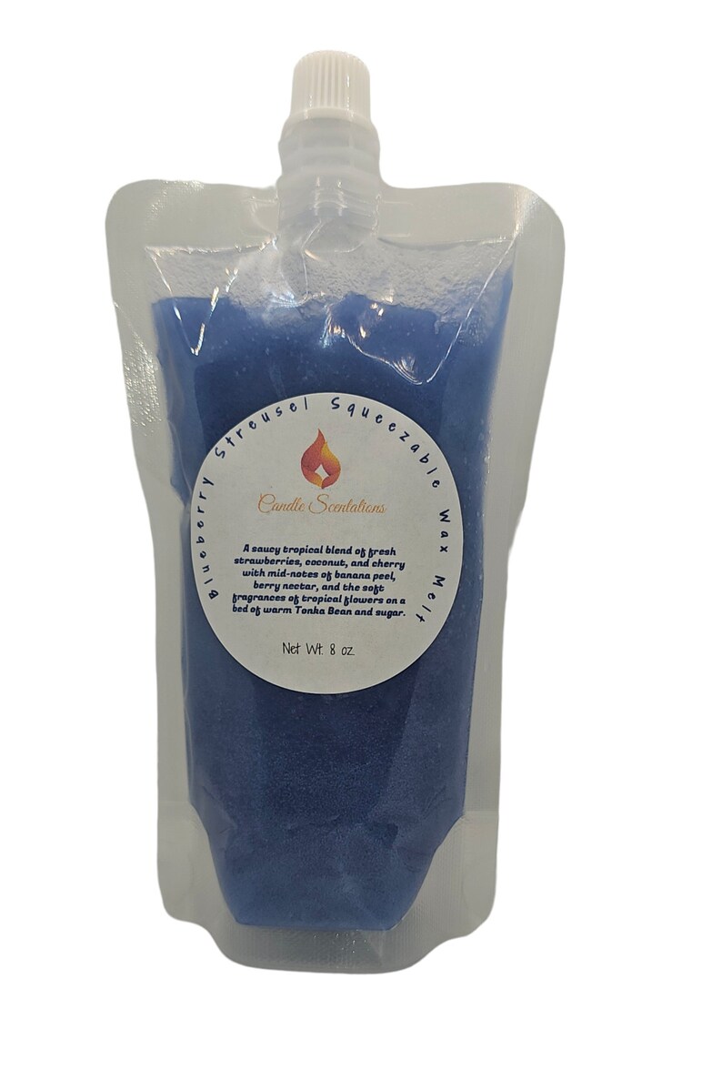 Blueberry Streusel Squeezable Wax Melt 8 Oz. - Etsy