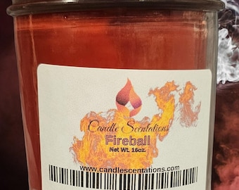 Fireball 16oz. Candle