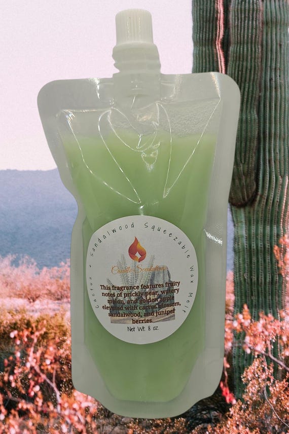 Cactus & Sandalwood Squeezable 8 oz. Wax Melt