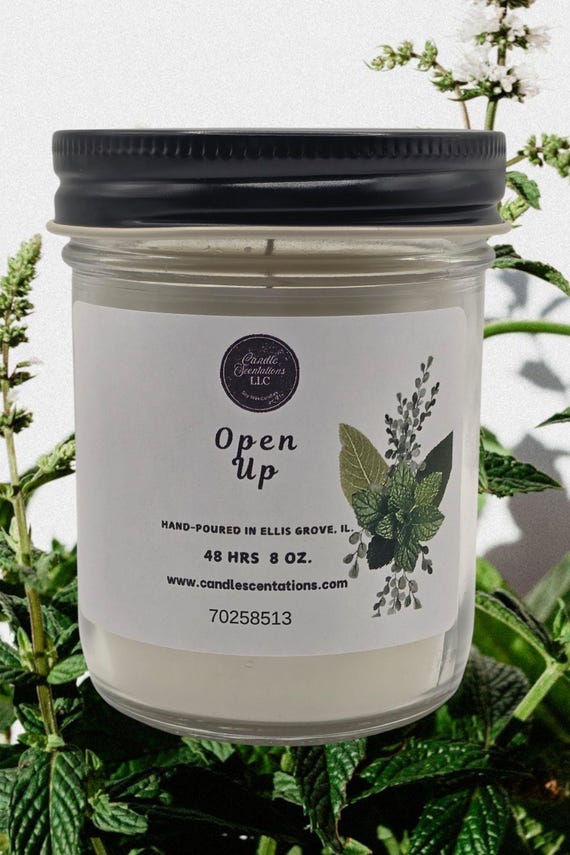 Open up 8 oz. Candle