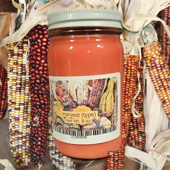 Harvest (type) 8oz. Candle