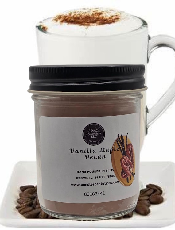Vanilla Maple Pecan 8oz. Candle