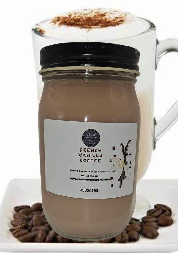 French Vanilla Coffee 16 oz. Candle