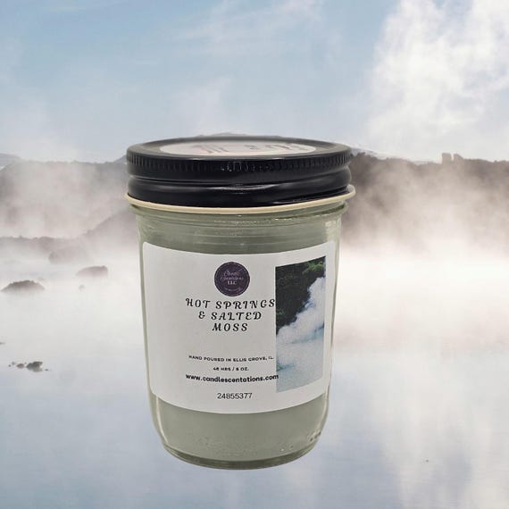 Hot Springs & Salted Moss 8 oz. Candle