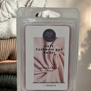 Soft Cashmere & Amber 2.5oz. Wax Melt