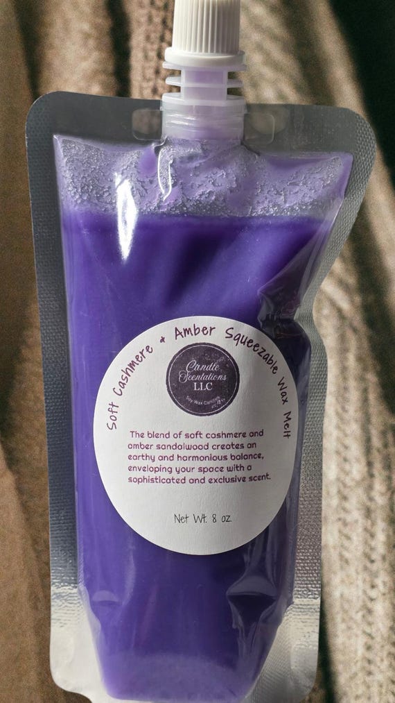 Soft Cashmere & Amber 8 oz. Squeezable Wax Melt