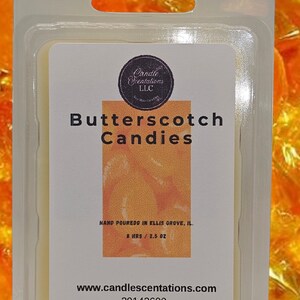 Butterscotch Candies 2.5oz Wax Melt
