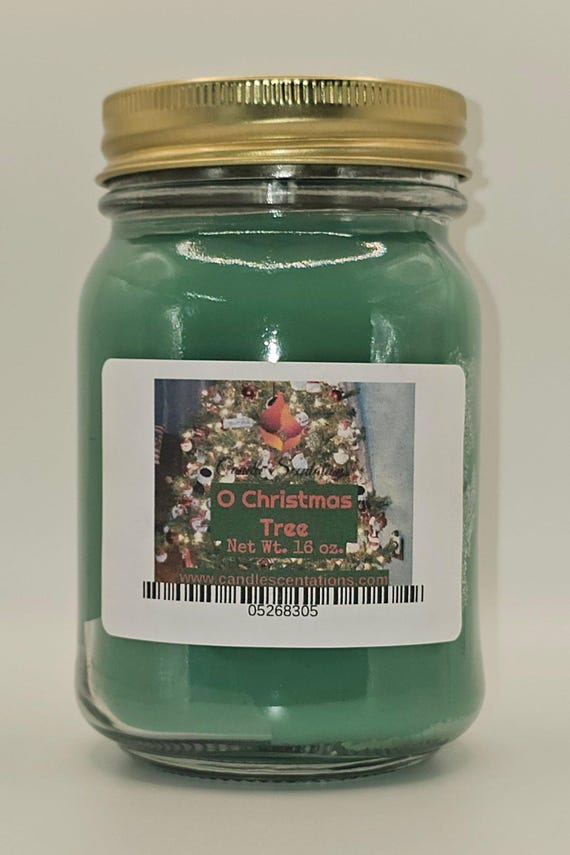 O Christmas Tree 16 oz. Candle