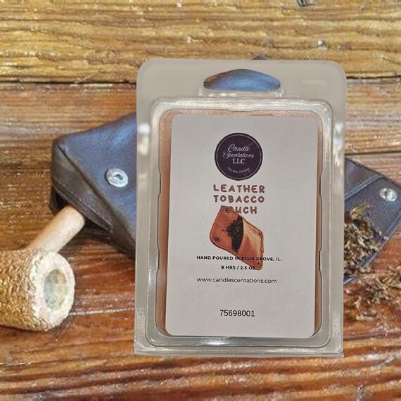 Leather Tobacco Pouch 2.5oz. Wax Melt