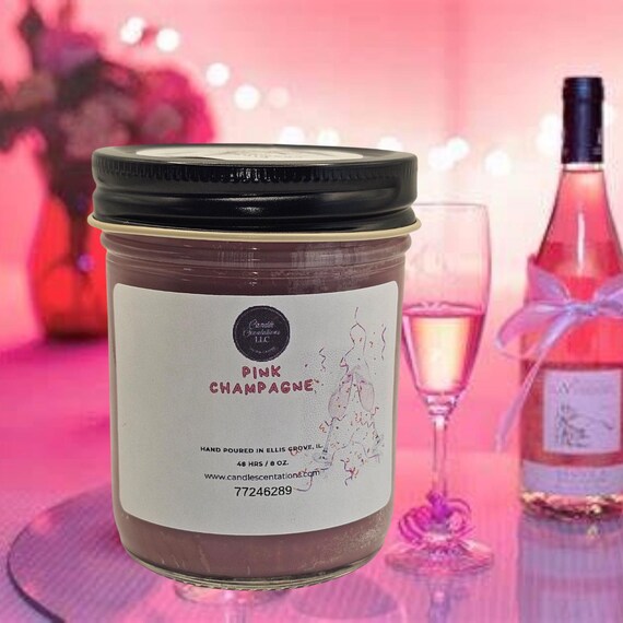 Pink Champagne 8oz. Candle