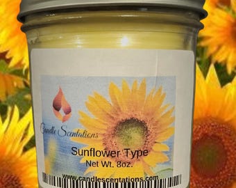 Sunflower Type 8oz. Candle