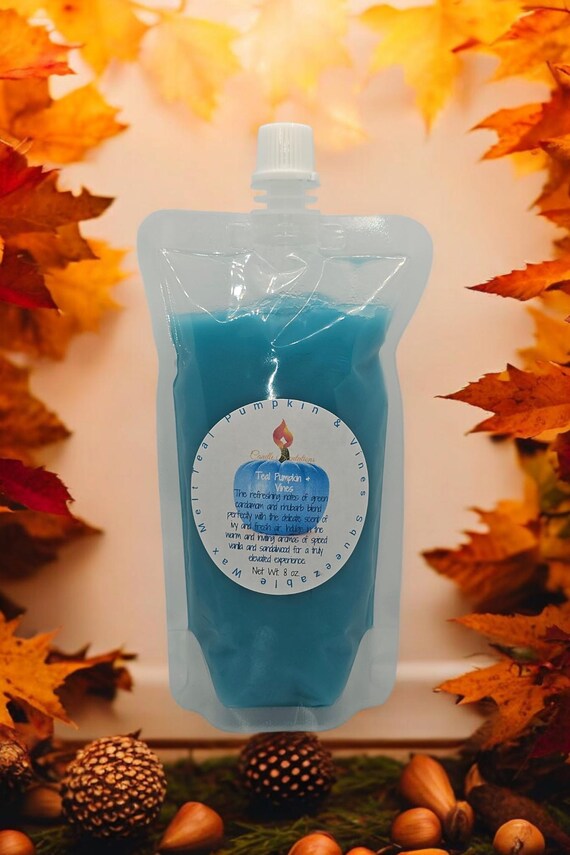 Teal Pumpkin & Vines 8 oz. Squeezable Wax Melt