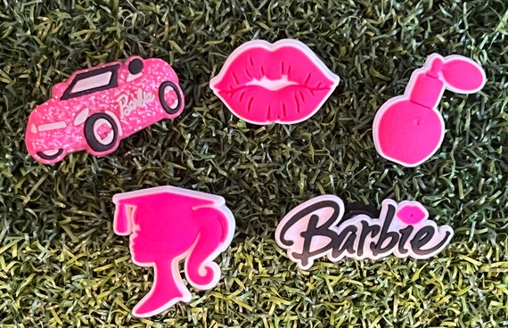 Barbie Logo 2 Shoe Crocs Charm Accessories Barbie Croc Charms - Girl croc  charms - Cute girly croc charms