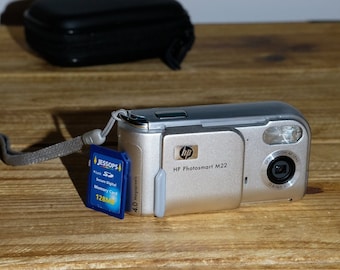 HP Photosmart M22 | 4MP | Retro Y2K Compact Digicam | 2005 Vintage CCD Point and Shoot Camera