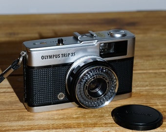 Olympus Trip 35 | 35mm Film Camera | 40mm f/2.8 lens | 1967 Compact Vintage Point and Shoot | TESTED