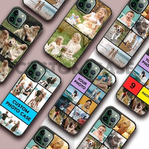 Coque pour téléphone avec collage photo, cadeau personnalisé pour elle, coque pour iPhone SE X 11 12 13 14 15 Samsung A12 A13 A14 A15 A53 A54 A55 S21 S22 S23 S24