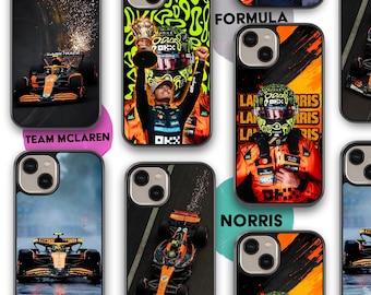 Lando Norris Formula racing inspired phone case for iPhone and Samsung / Formula fan gifts / Formula cover for iPhone 17 16 15 14 13 12 11 8