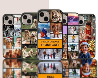 Custom Photo collage phone case, Personalized iPhone case, Custom photo iPhone case, Gift for her, Custom gift for mother, Mothers day gift