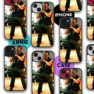 Arnold Schwarzenegger coque pour iphone / coque de portable cool et amusante pour iphone 11Pro 12ProMax 13mini 14Plus 15ProMAX 16Pro
