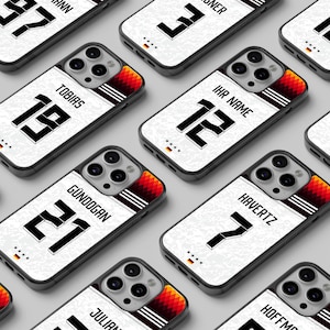 Deutschland Fußball Kit Handyhülle / Germany Euro 2024 iPhone Hülle, Abdeckung für iPhone 15 14 13 12 11 X XR SE 2022 Samsung S24 S23 S22 S21 A55