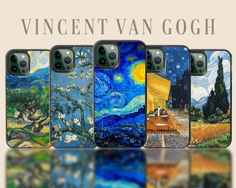 Vincent Van Gogh art phone case/ aestethic art painting cover for iPhone 7 8 SE 2022 X XR 11 12 13 14 15 Samsung A12 A13 A14 A53 A54 S20 S23