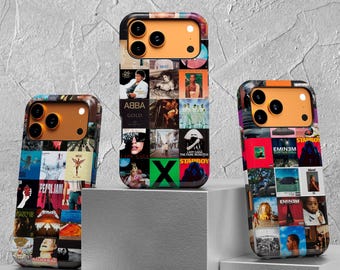 Custom Music Album Phone Case Personalized with your favourite Album Covers / Music Lover Gifts / Any Artist Any Genre Any Era