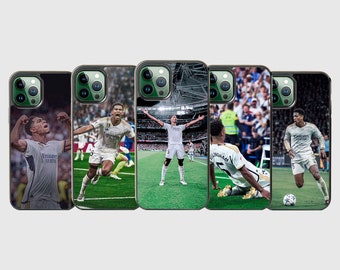 Bellingham voetbal iphone case/Real Madrid telefoonhoes/Hala Madrid Samsung galaxy telefoonhoesje voor A12 A22 A32 A53 A54 iPhone 15 14 13 12 11