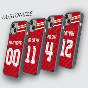 Spersonalizowane etui na telefon Liverpool/ etui na iPhone&#39;a Liverpool/ Liverpool FC. Etui na Samsunga/ etui piłkarskie na iPhone&#39;a 7 8 SE X 11 12 13 14 15 16
