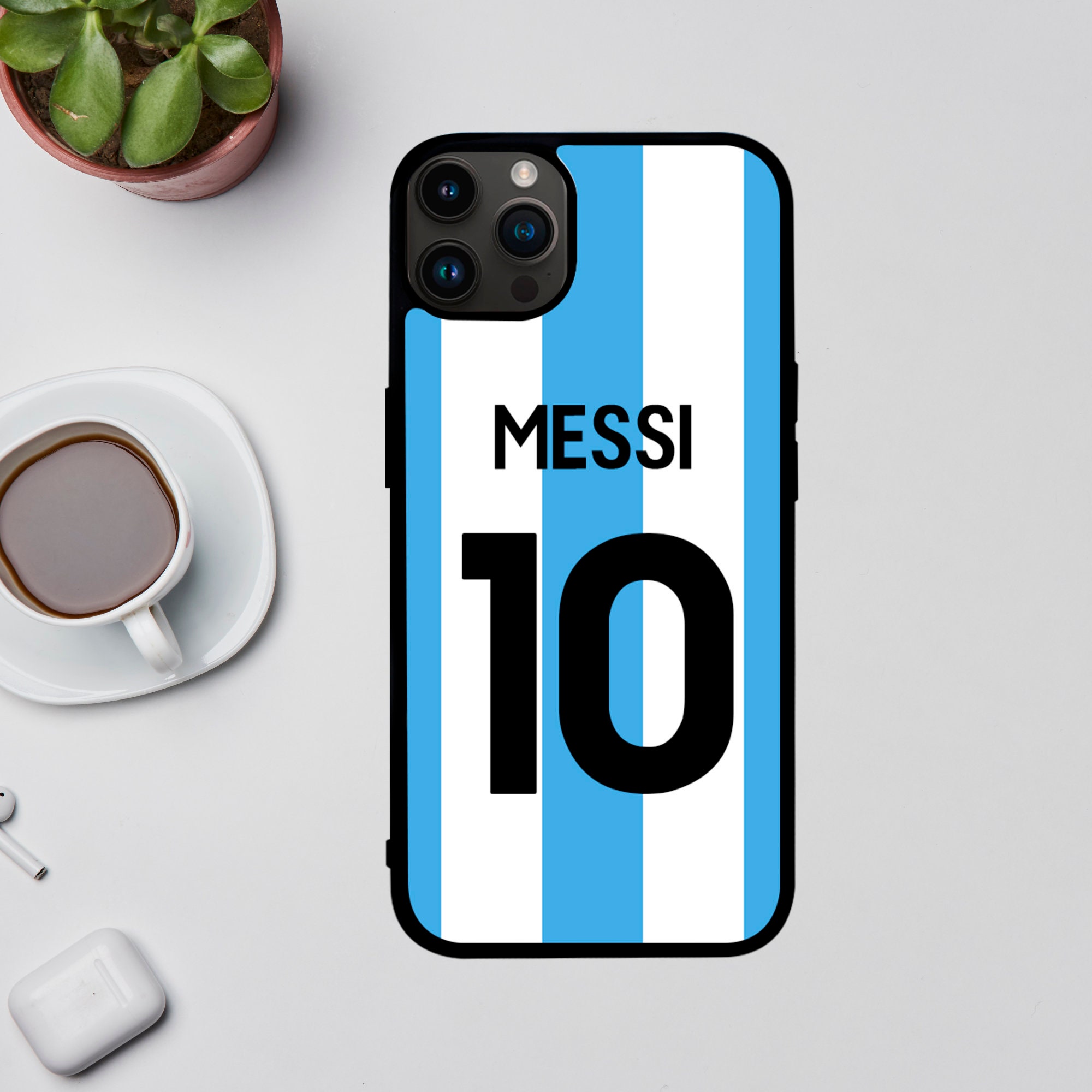 Lionel MESSI Phone Case Representing FC Barcelona Inter Etsy