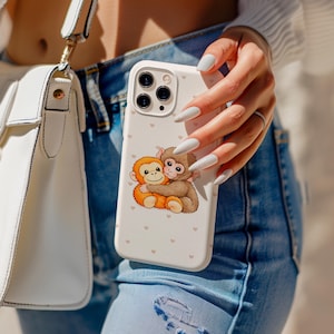 Punch Monkey Cute MagSafe Phone Case  for iPhone Samsung and Google Pixel