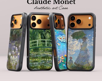 Claude Monet Art phone case for iPhone and Samsung / Aesthetic art cover / Gift for art lovers / Iphone 17 16 15 14 13 12 Samsung S26 A57