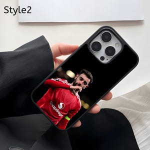 Bruno Fernandes football phone case for a Manchester United fans for iPhone and Samsung image 7