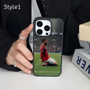Bruno Fernandes football phone case for a Manchester United fans for iPhone and Samsung image 6
