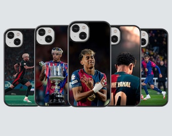 Lamine Yamal football phone case, Football lover gifts, Barcelona fans iPhone case, Blau Granas, Gif gor him, iPhone 17 16 15 14 13 12 11 XR