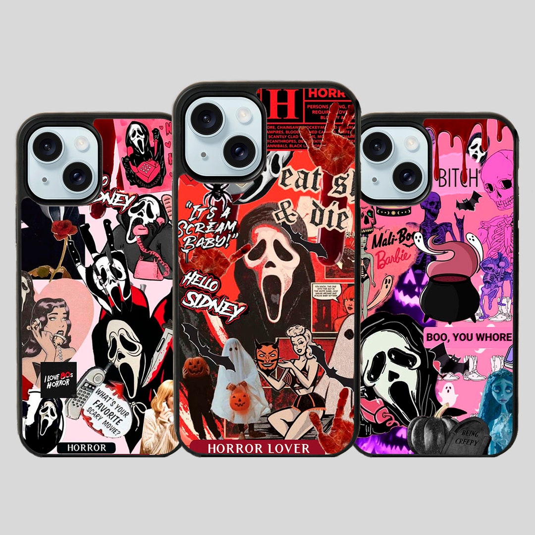 Horror Movie Phone Case / Scary Movie iPhone Case / Scream, Ghost Face