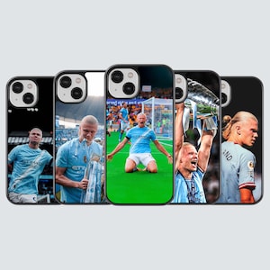 Haaland football phone case, Man. City football phone case, Gift for him, Football lover gift, iPhone 17 16 15 14 13 12 11 Samsung S25 S24