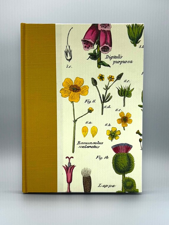 Bright Yellow Linen Bookcloth