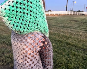 Hand crochet jacket