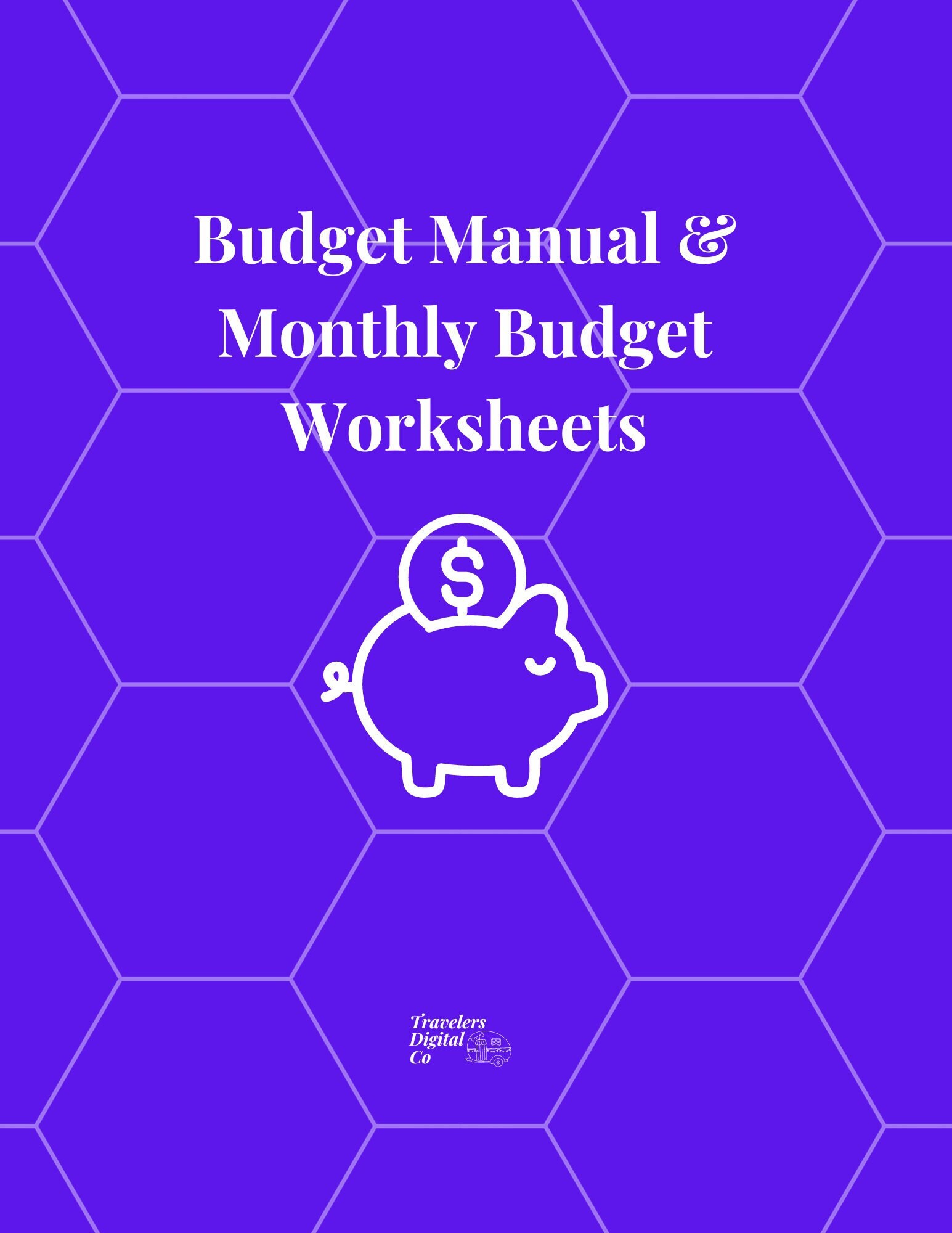 Budget Manual & Monthly Budget Worksheets Etsy