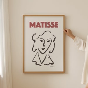Henri Matisse Print, Matisse Poster, Apartment Decor, Printable Exhibition Poster, Matisse Wall Art