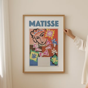Henri Matisse Print, Matisse Poster, Apartment Decor, Printable Exhibition Poster, Matisse Wall Art